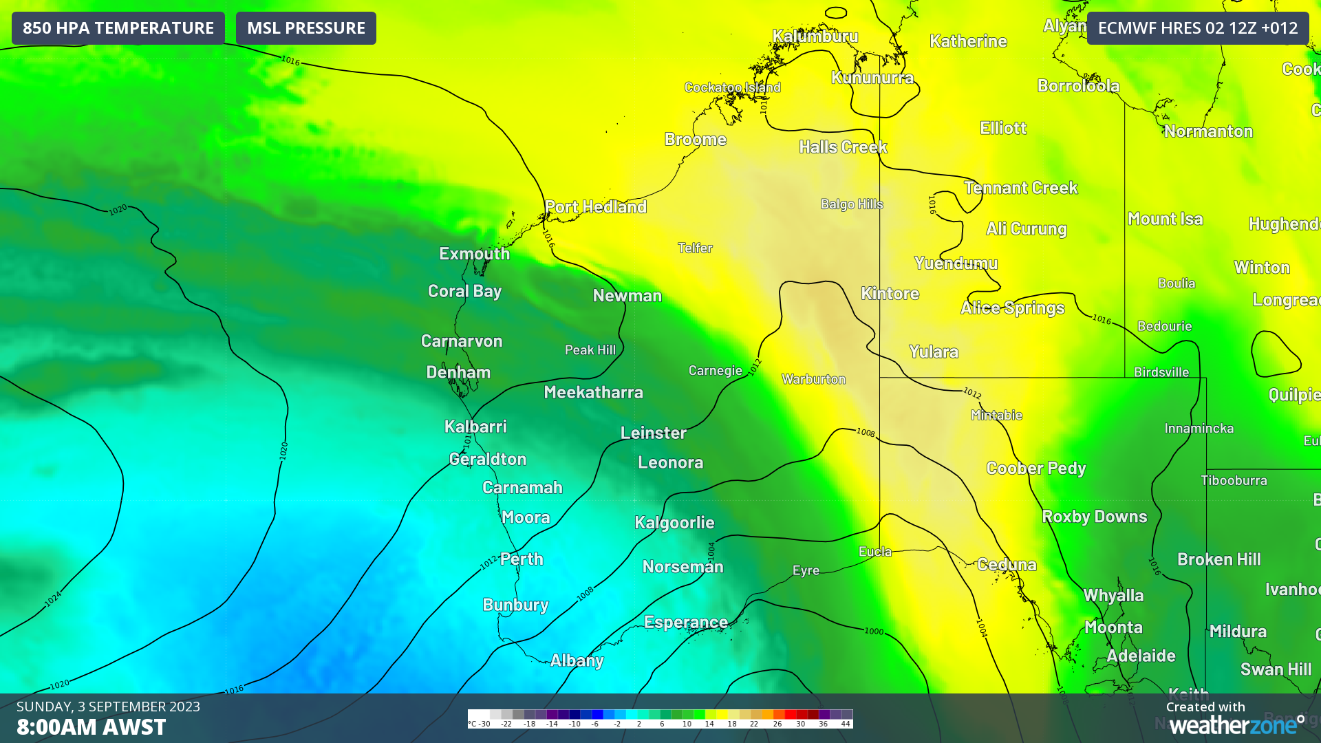 Wet, wild and windy west for Father's Day